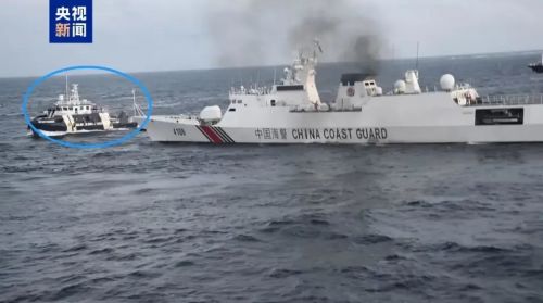 Kaiyun：又打起來了？中菲在鐵線礁再次爆發沖突！中國海警登礁使用掃雷器清理垃圾(圖2)