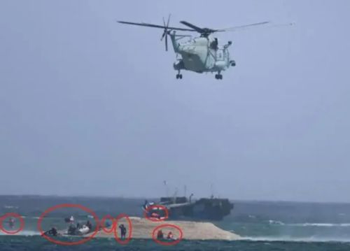 Kaiyun：又打起來了？中菲在鐵線礁再次爆發沖突！中國海警登礁使用掃雷器清理垃圾(圖12)