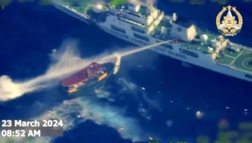 Kaiyun：又打起來了？中菲在鐵線礁再次爆發沖突！中國海警登礁使用掃雷器清理垃圾(圖18)